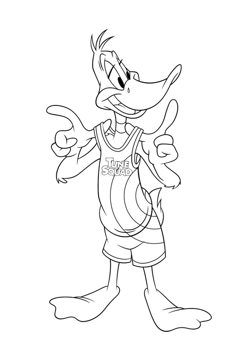 Desenho do Patolino para colorir