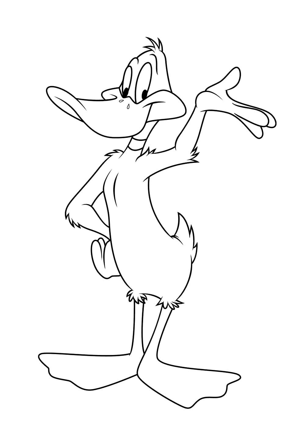 Desenho do Patolino para colorir