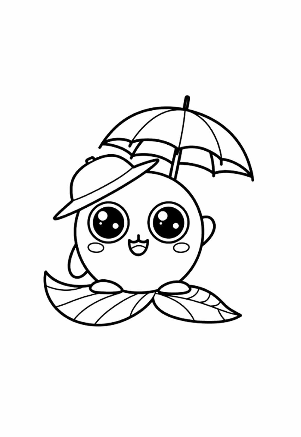Desenho Bichinho Kawaii Colorir