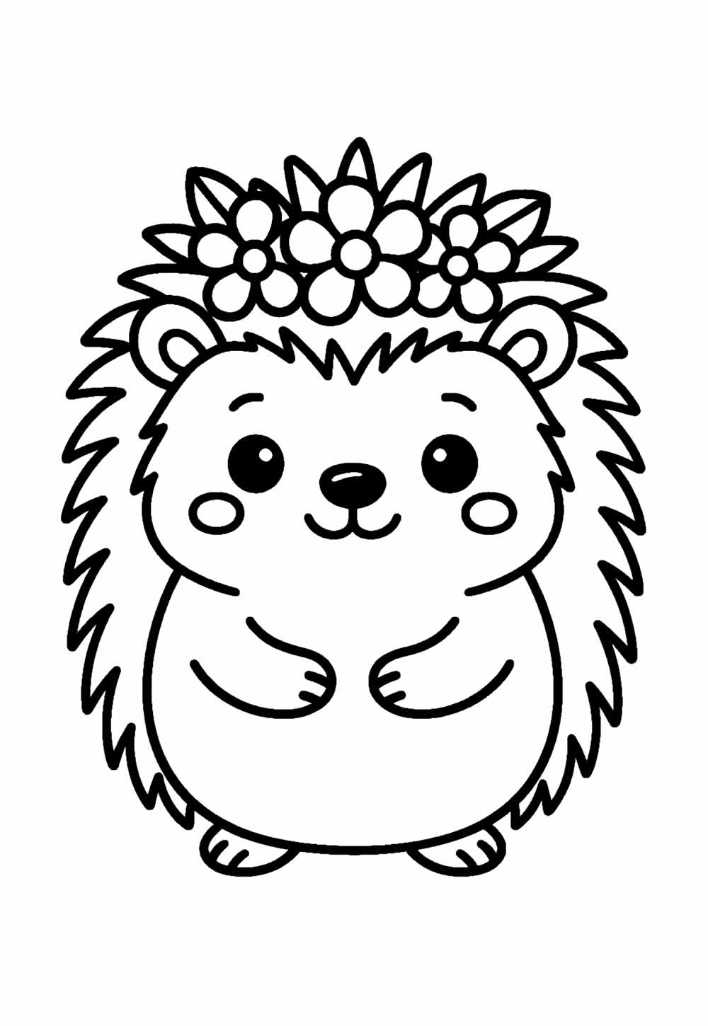 Desenho Animal Kawaii Colorir e Pintar