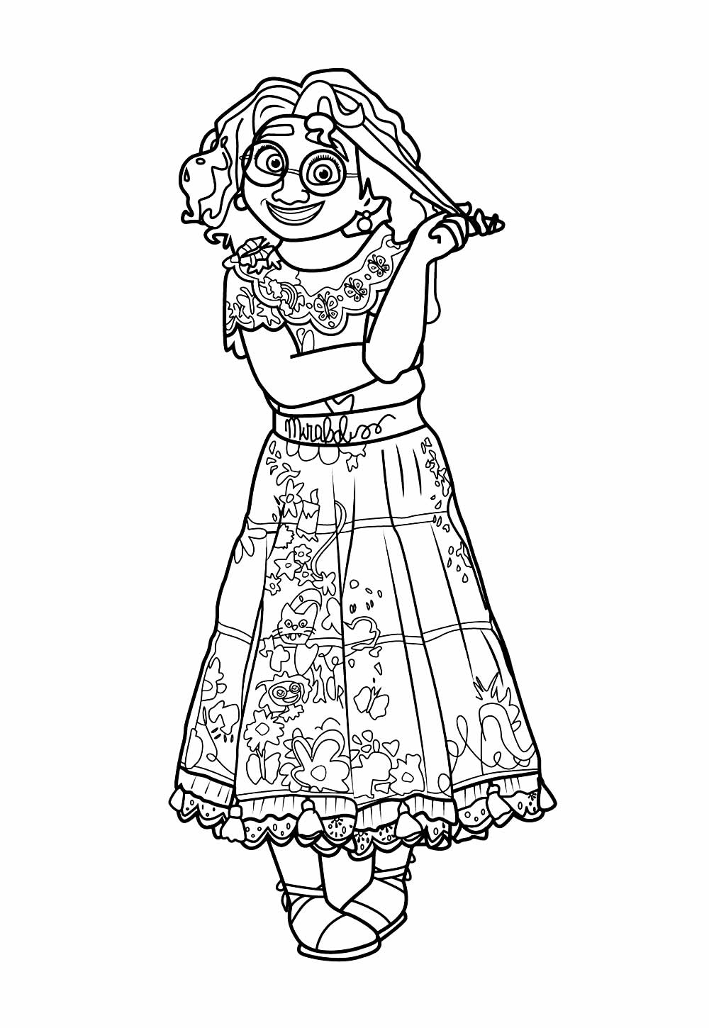 Desenho de Mirabel Madrigal