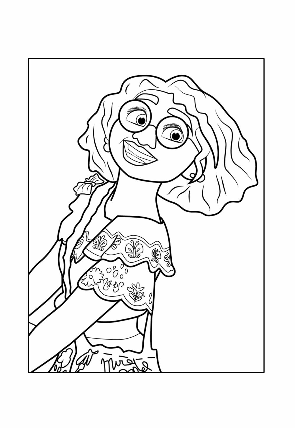 Desenhos de Mirabel Madrigal para colorir