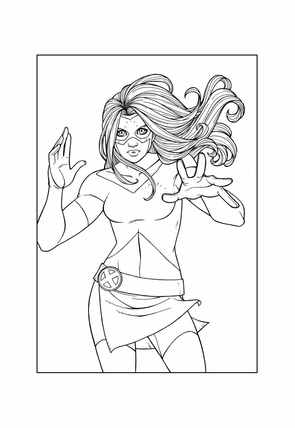 Mulher-Hulk para colorir