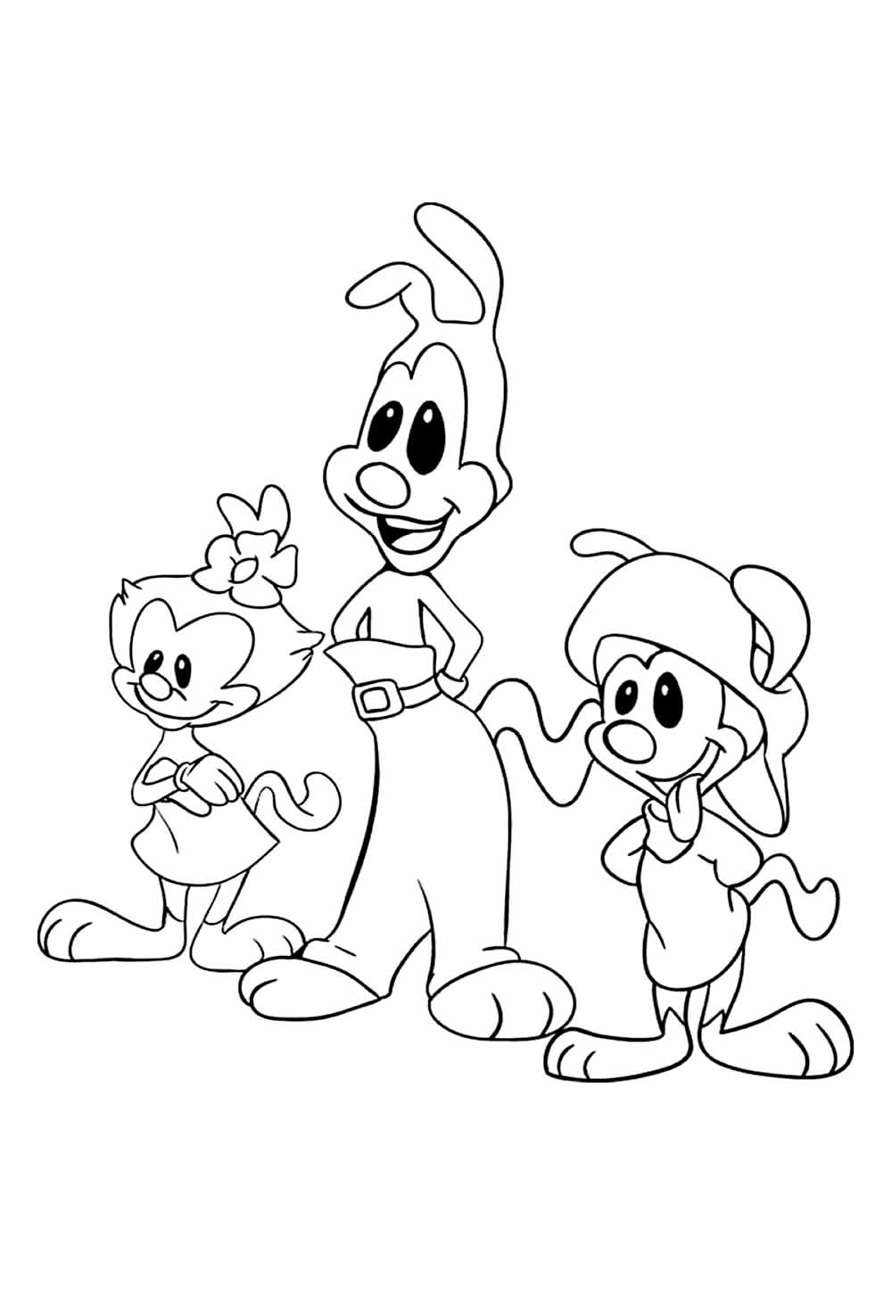 Desenho de Animaniacs para colorir