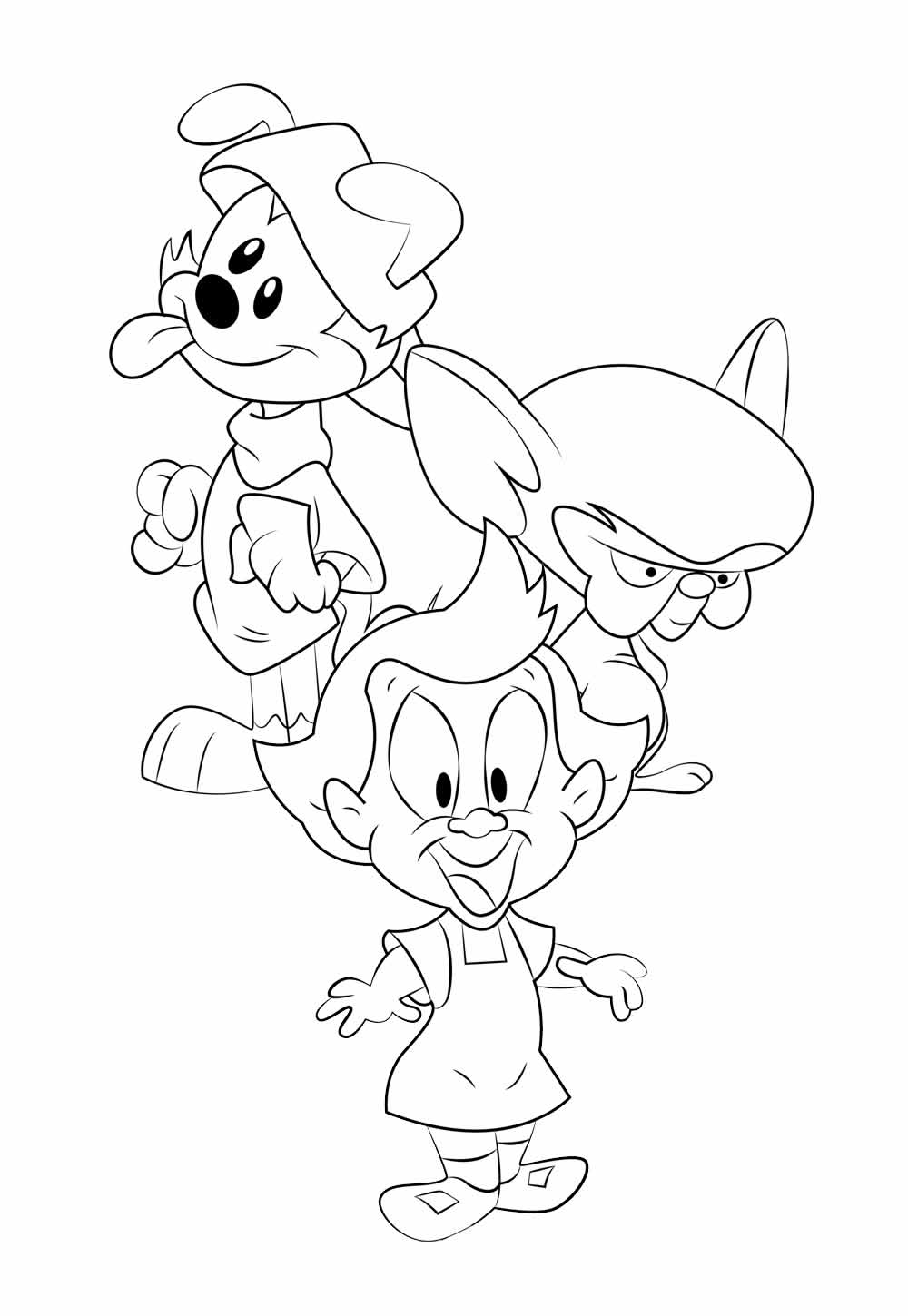 Desenho de Animaniacs para pintar