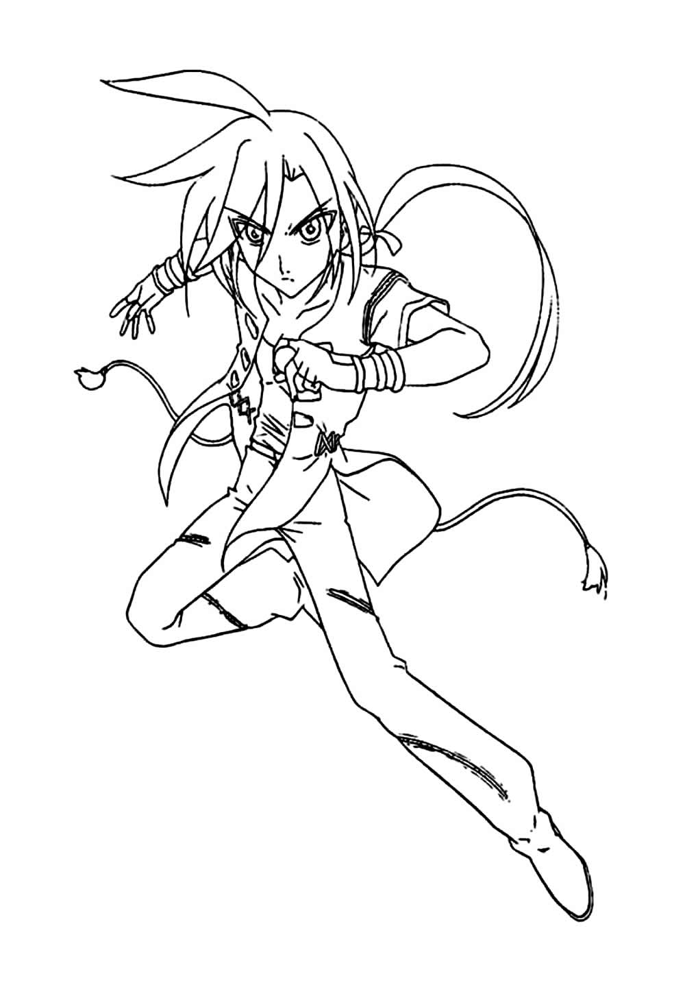 Desenho de Bakugan para colorir