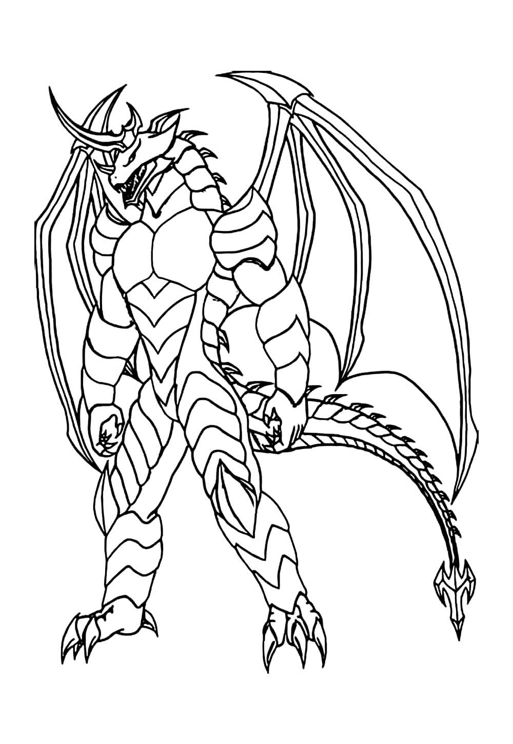 Desenho de Bakugan para pintar