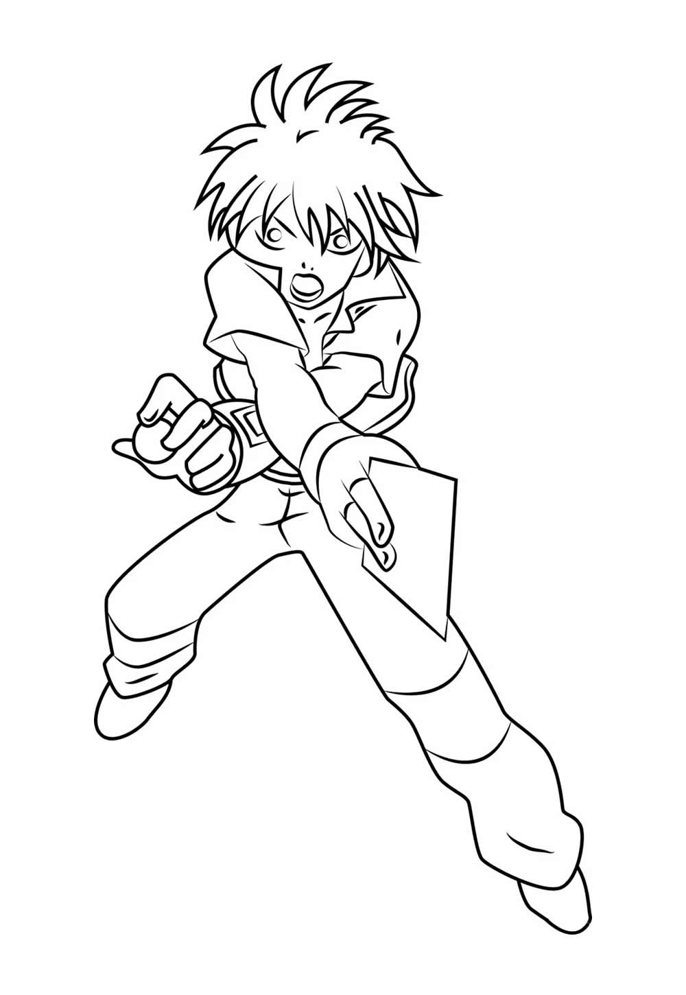Desenho de Bakugan para pintar