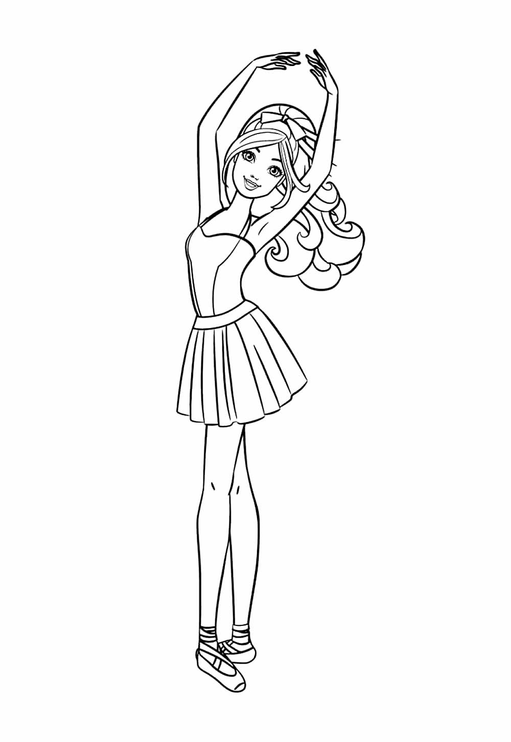 Desenho da Barbie Bailarina