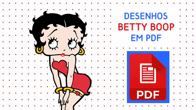 Desenhos de Betty Boop em PDF