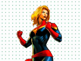 Desenhos da Capitã Marvel para colorir