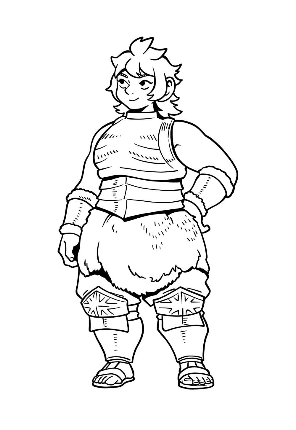 Desenho de Delicious in Dungeon para colorir