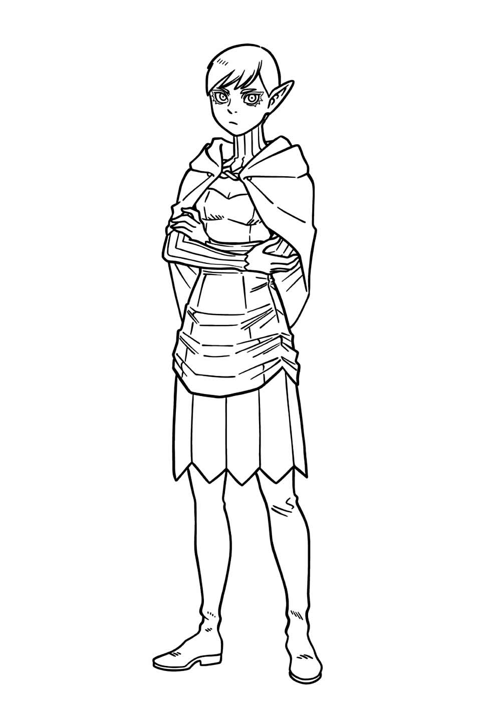 Delicious in Dungeon para colorir