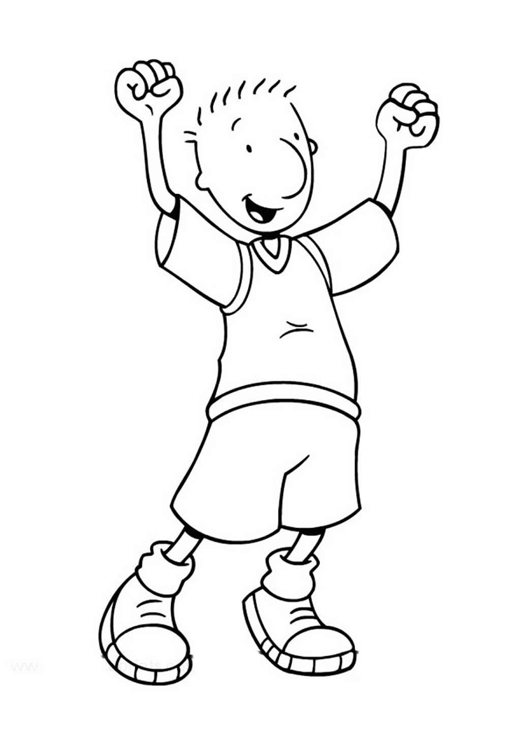 Desenho de Doug para colorir
