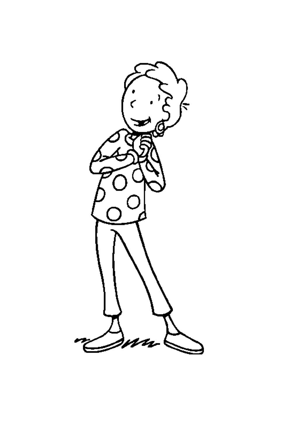 Desenho de Doug para pintar