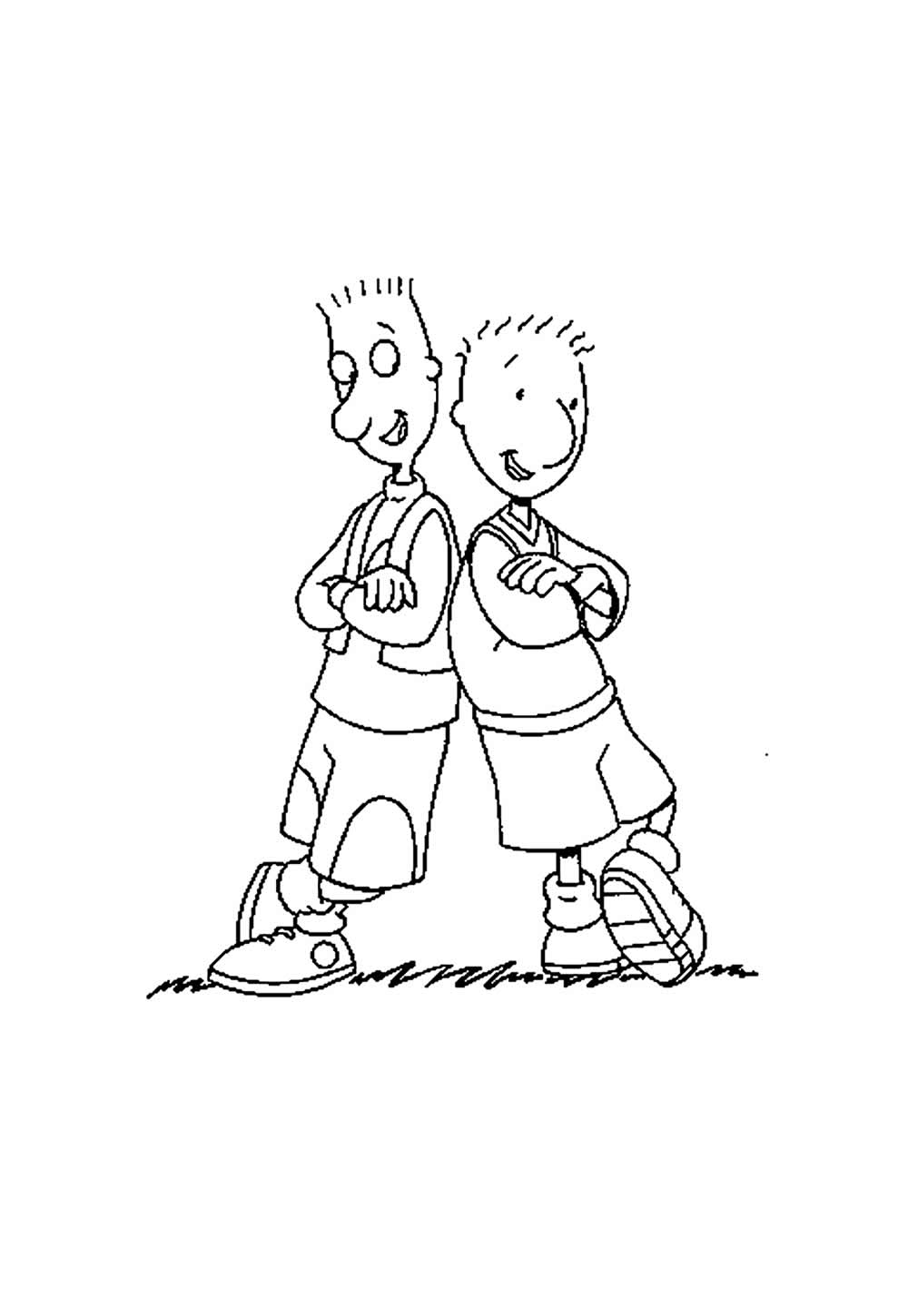 Desenho de Doug para colorir