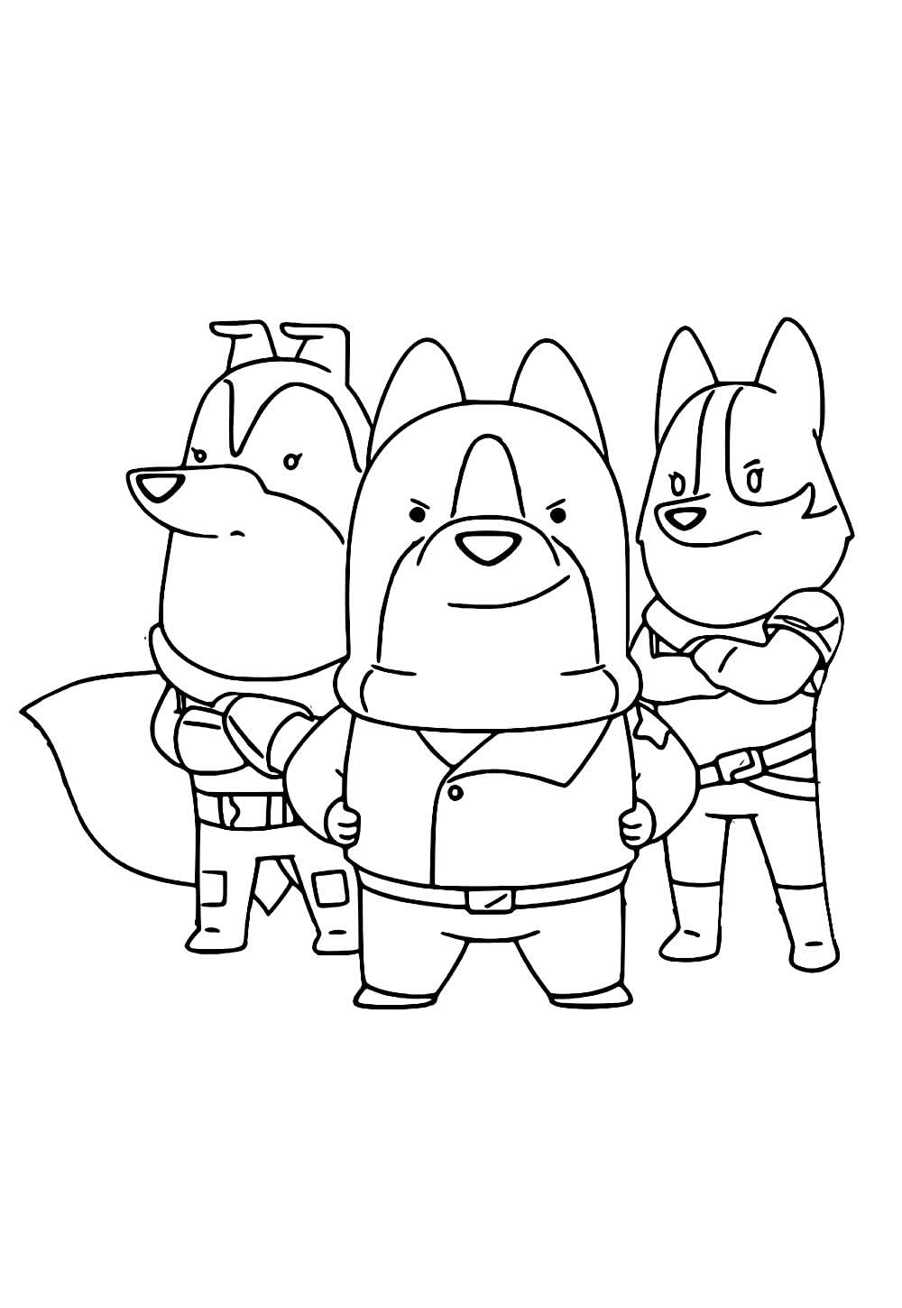 Desenho de Farejando Novos Mundos