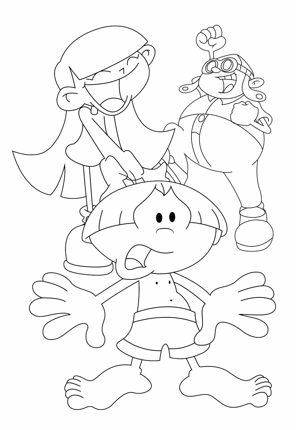 Desenho de KND: A Turma do Bairro