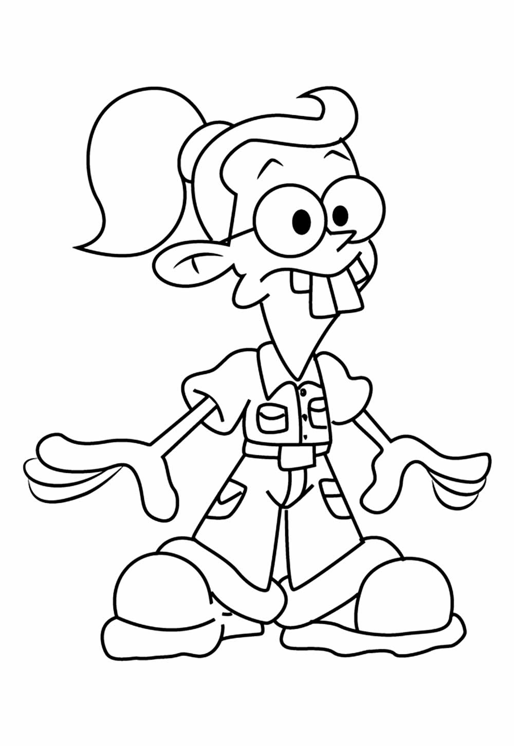 Desenho de KND: A Turma do Bairro para colorir