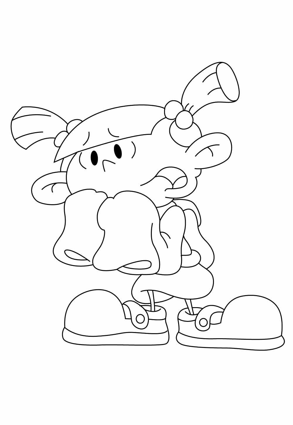 Desenho de KND: A Turma do Bairro para pintar