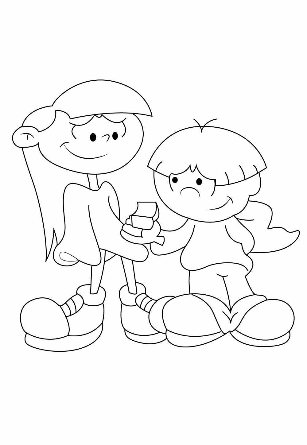 Desenho de KND: A Turma do Bairro para colorir