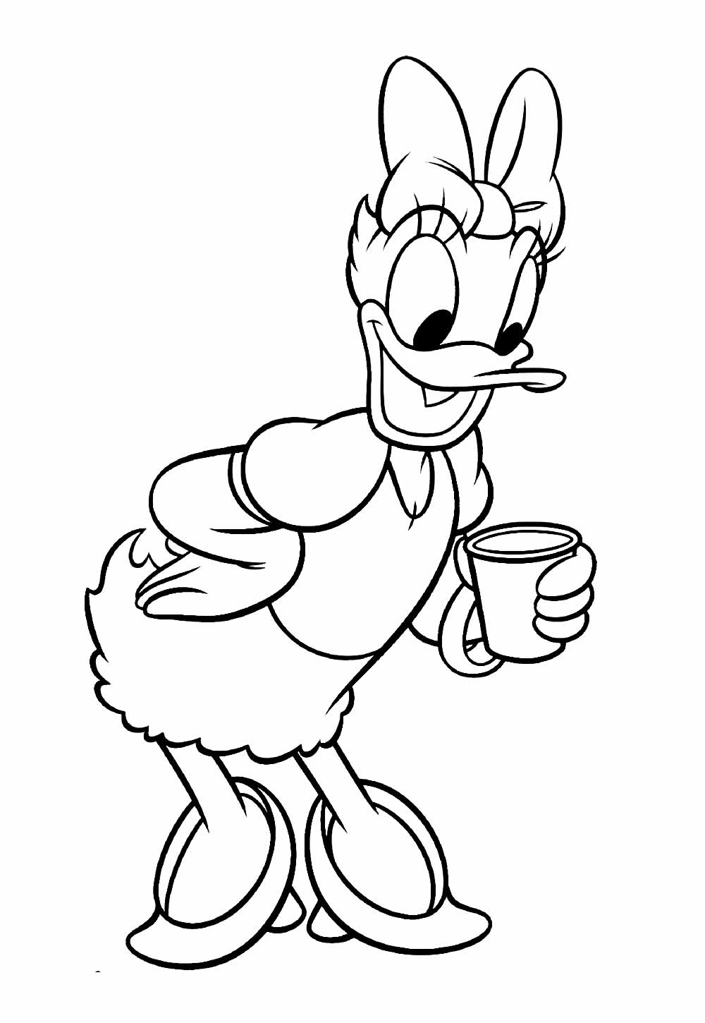 Desenho da Margarida para colorir