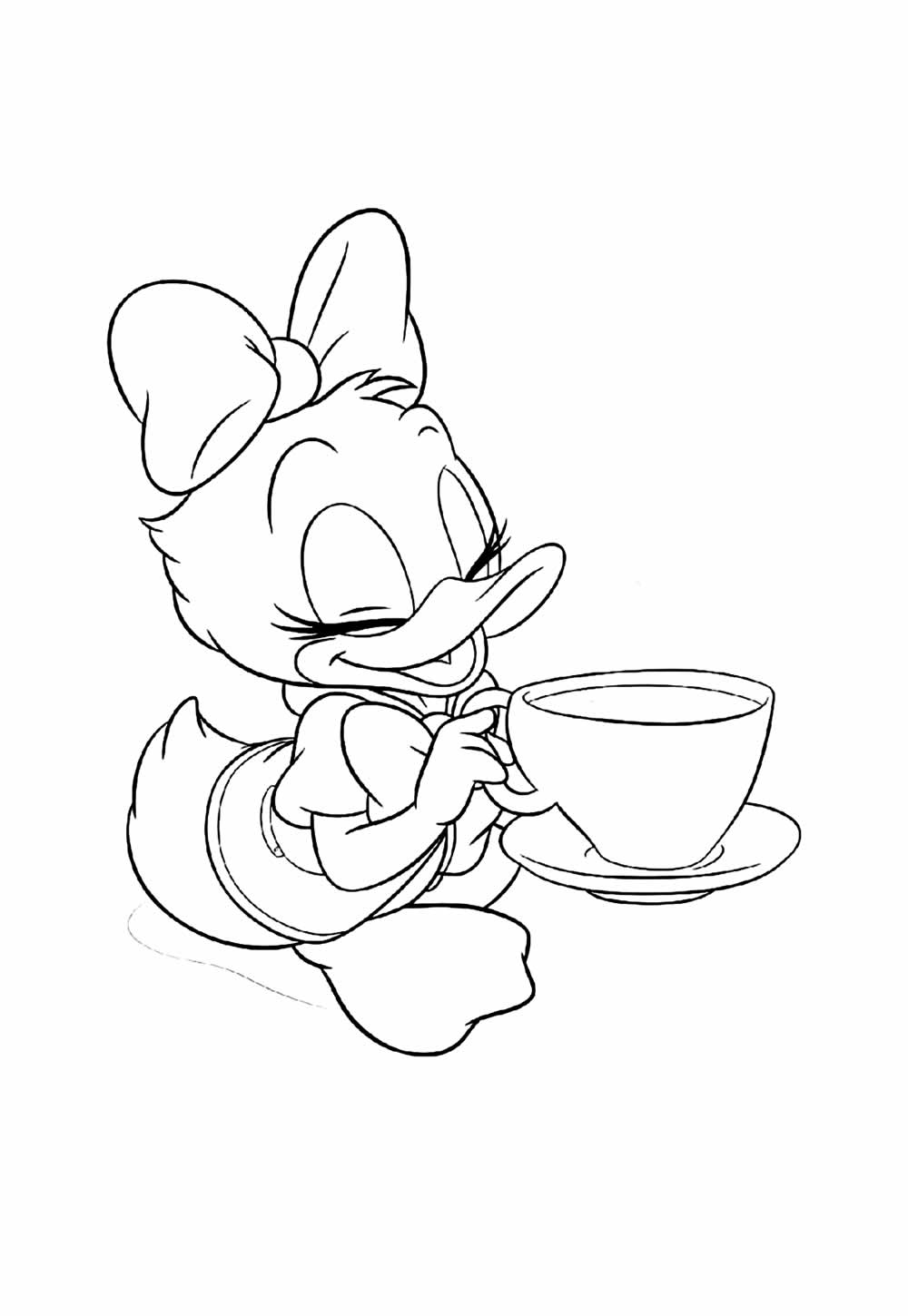 Desenho da Margarida para colorir