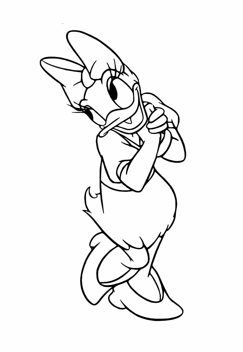 Desenho da Margarida para colorir