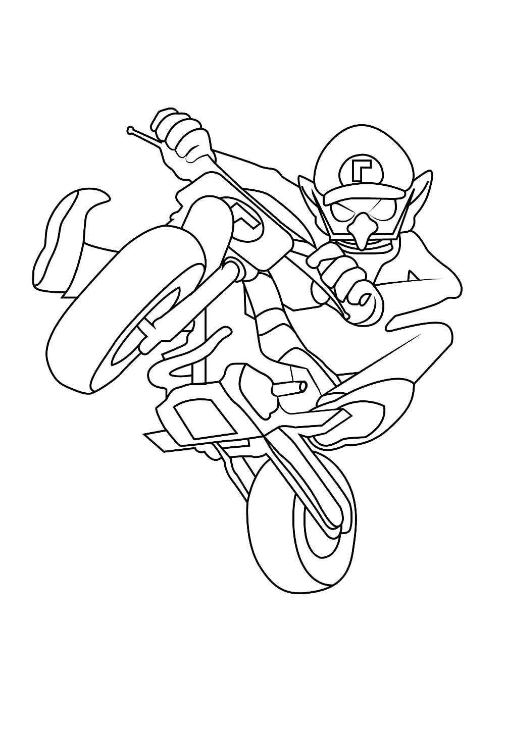 Desenho de Mario Kart
