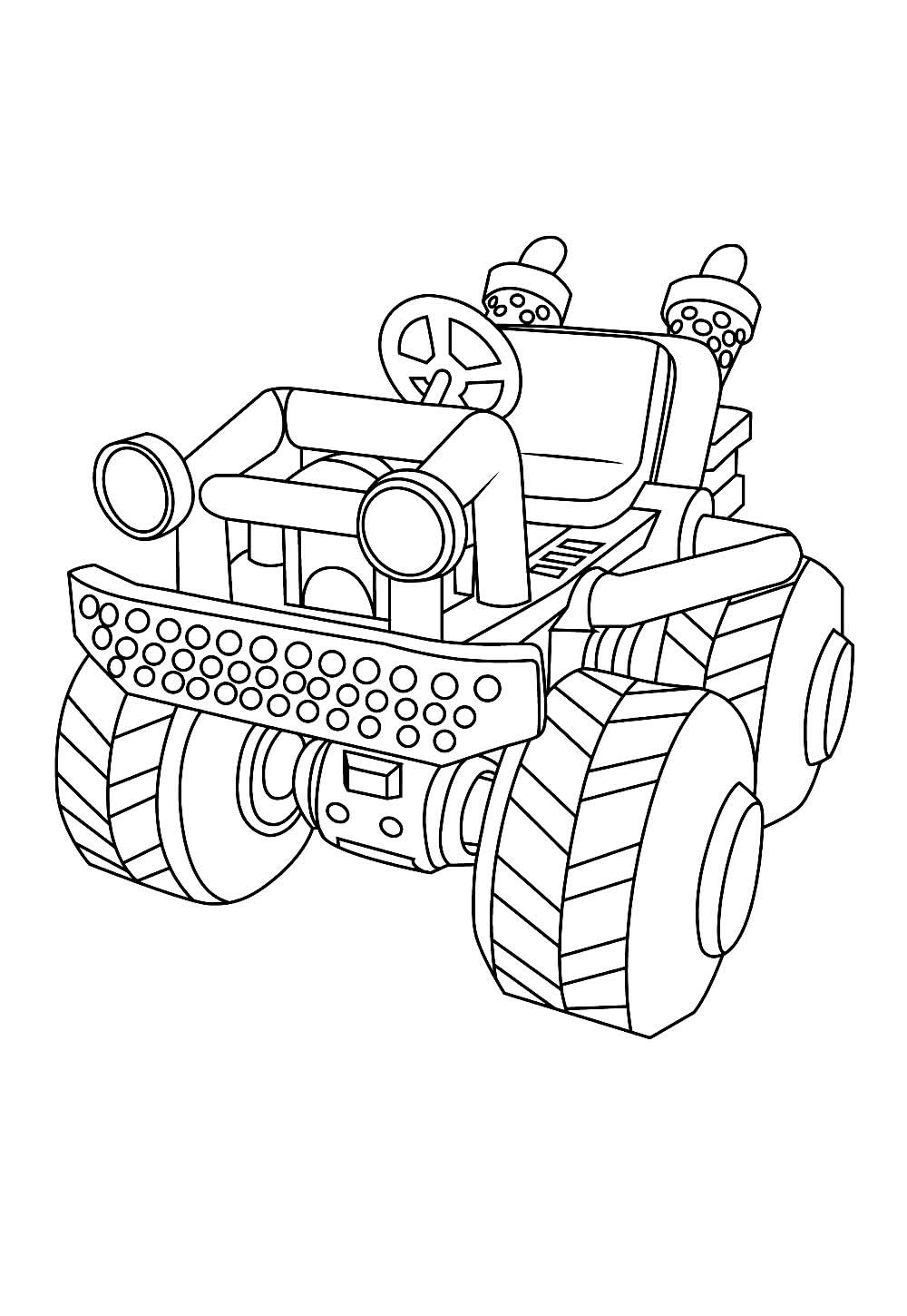 Desenhos de Mario Kart para colorir