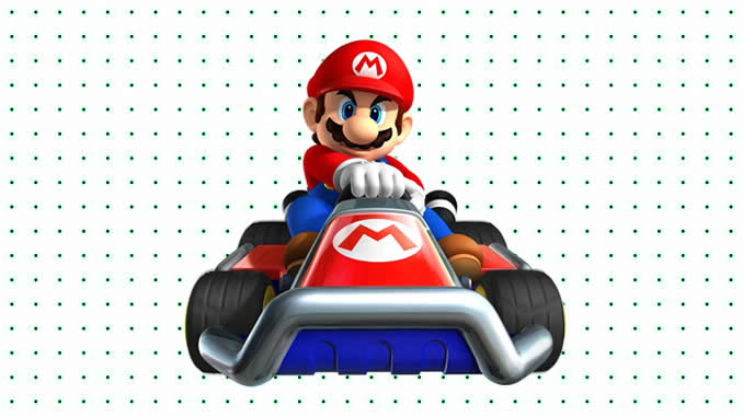Desenhos de Mario Kart para colorir