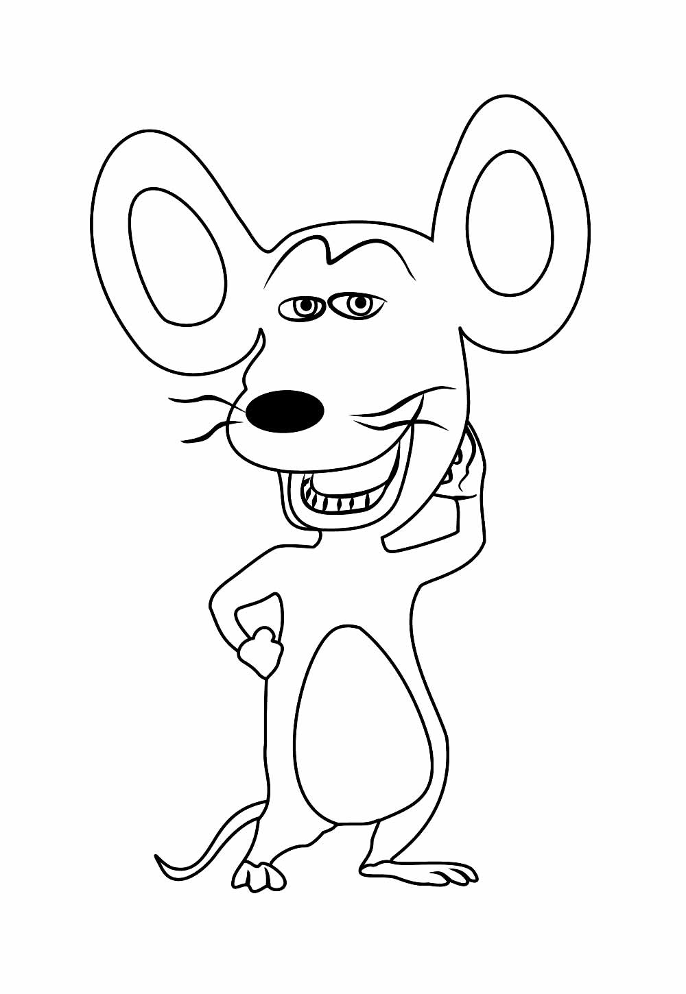 Desenho de O Segredo dos Animais para colorir - Rato