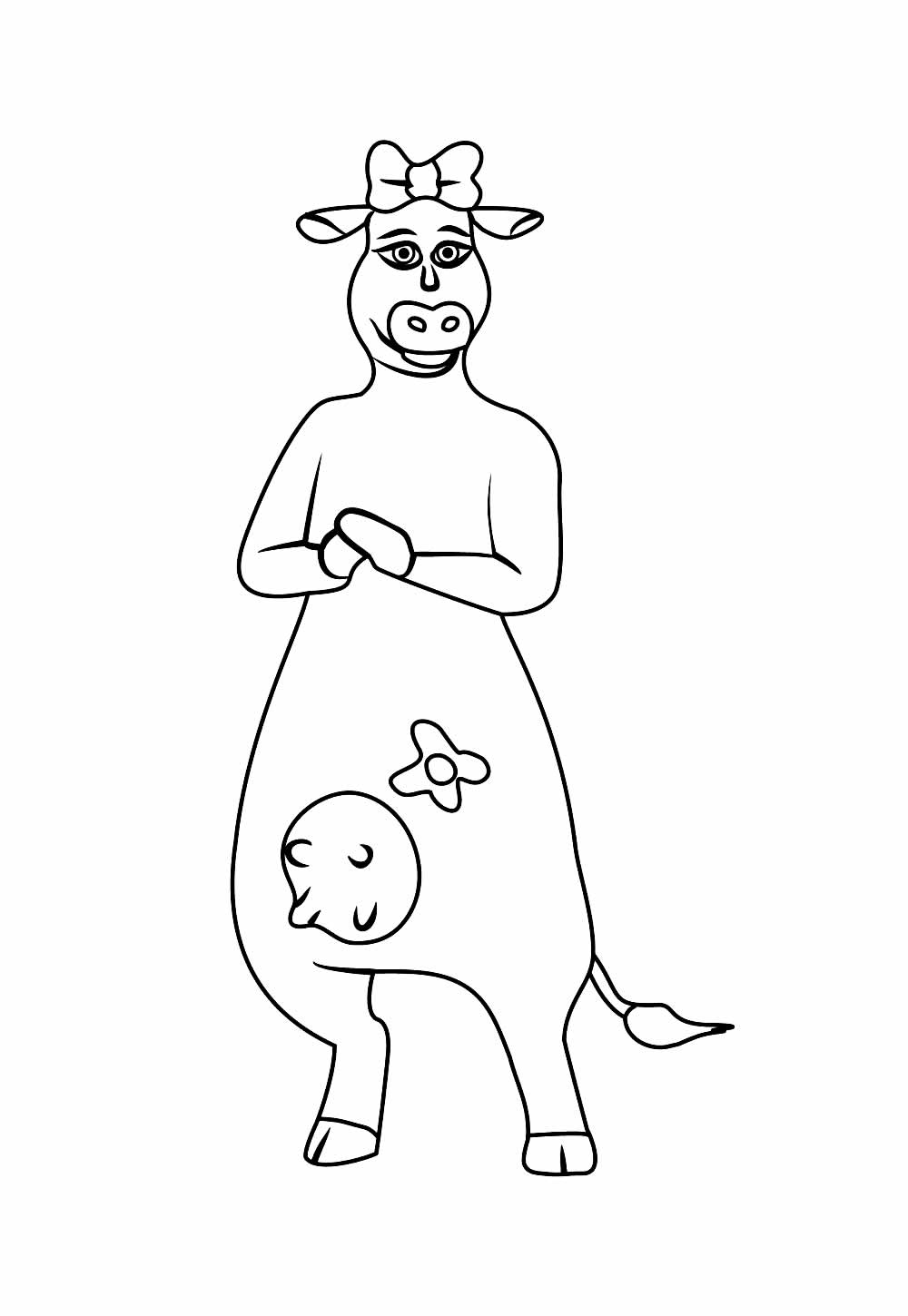 Desenho de O Segredo dos Animais para colorir - Vaca