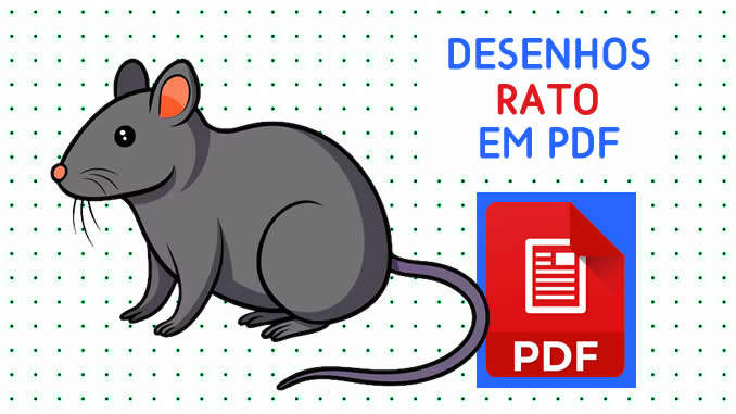 Desenhos de Rato em PDF