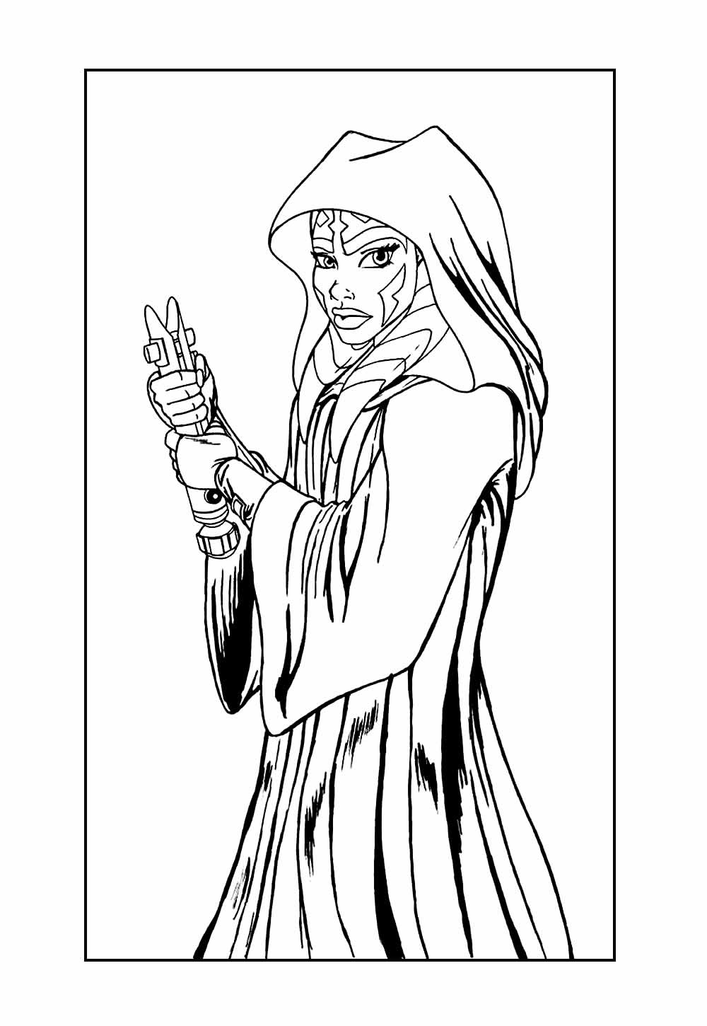 Desenho de Star Wars para colorir