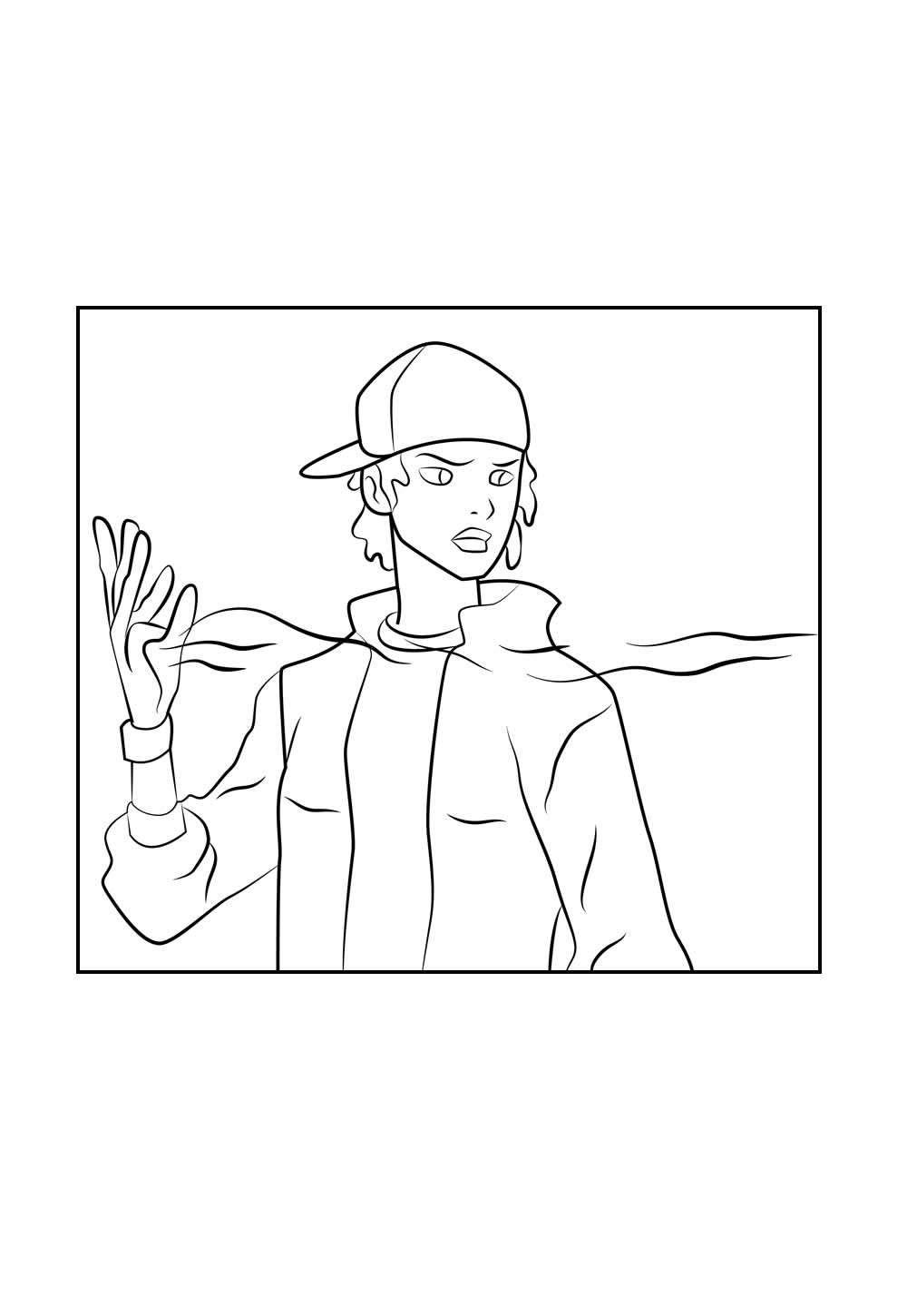 Desenho de Super Choque para colorir