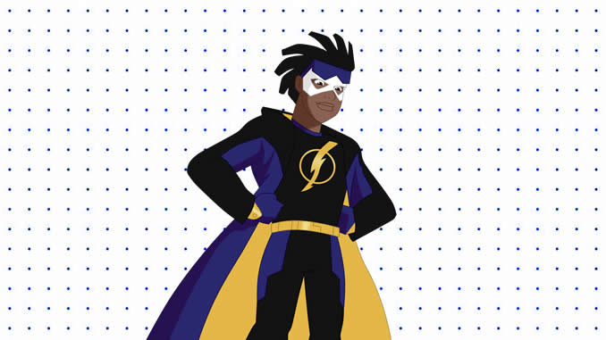 Desenhos de Super Choque para colorir