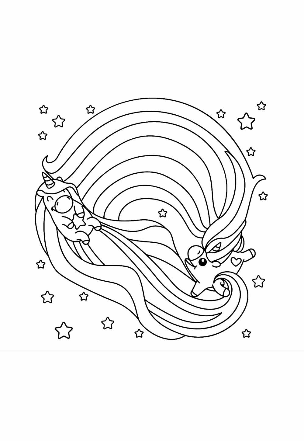 Desenho de Unicórnio