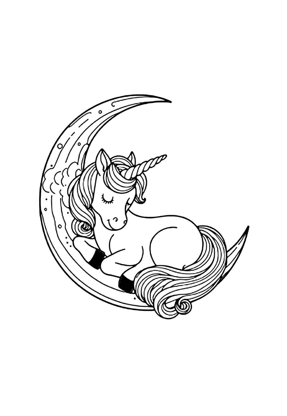 Desenho de Unicórnio para colorir