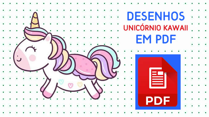 Desenhos de Unicórnio em PDF
