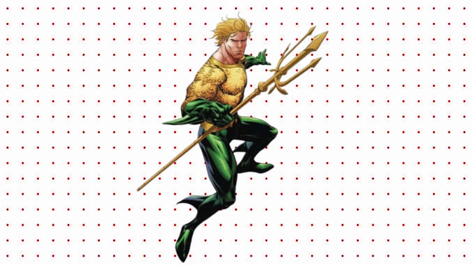 Desenhos de Aquaman para colorir