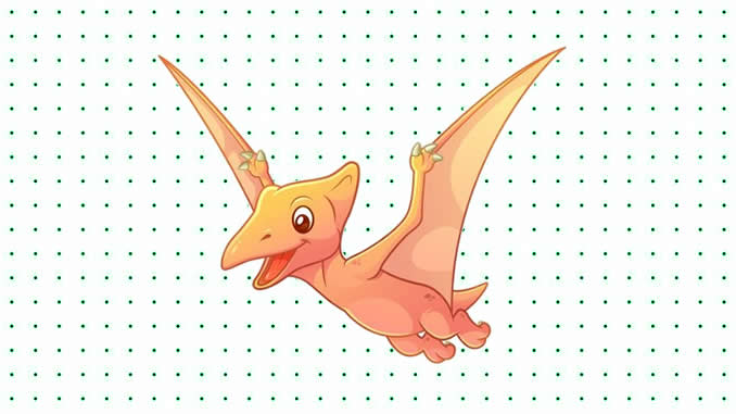 Desenhos de Pterodáctilo para colorir