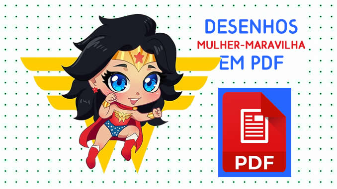 Desenhos da Mulher-Maravilha Baby em PDF