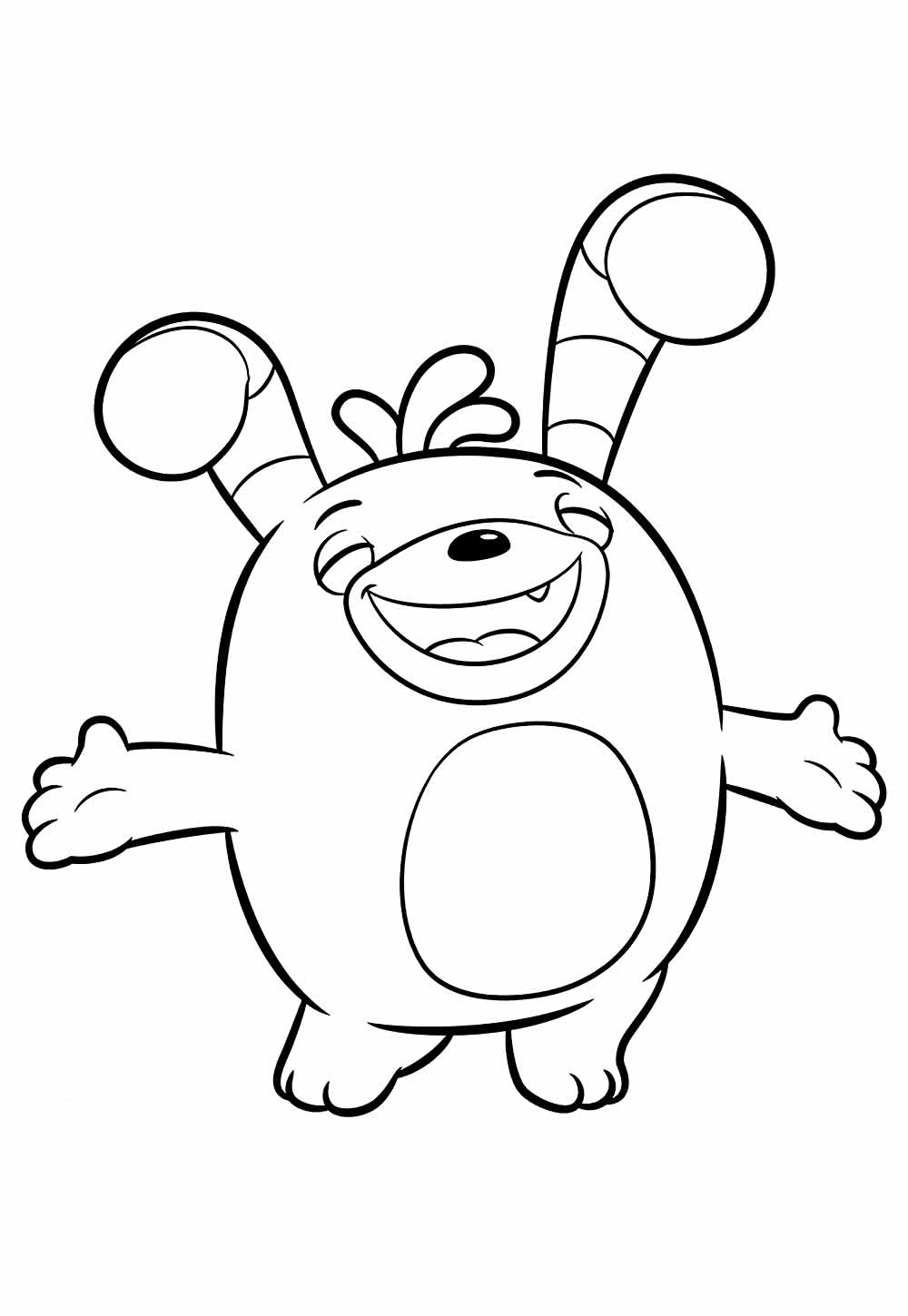 Desenho da Abby Hatcher para colorir