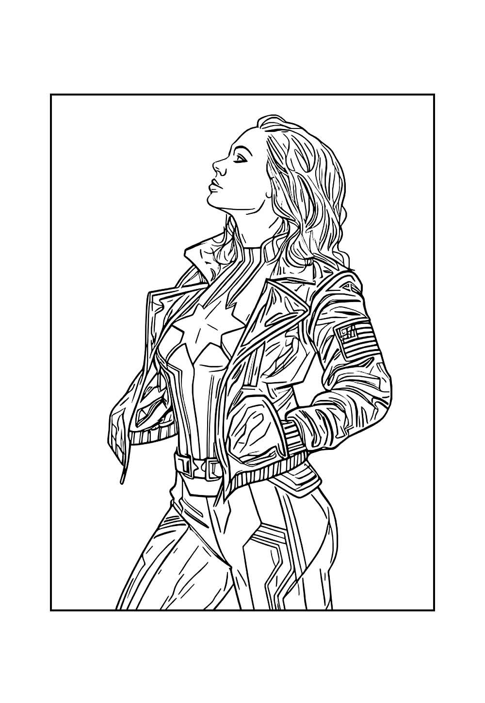 Desenho de Avengers para colorir