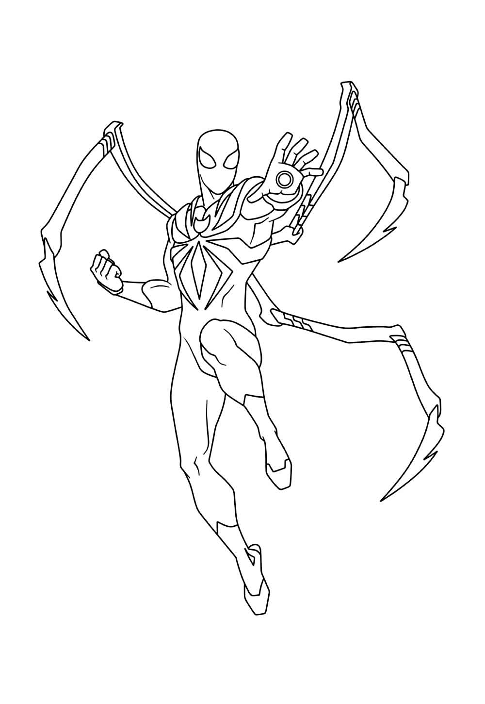 Desenho de Avengers para colorir