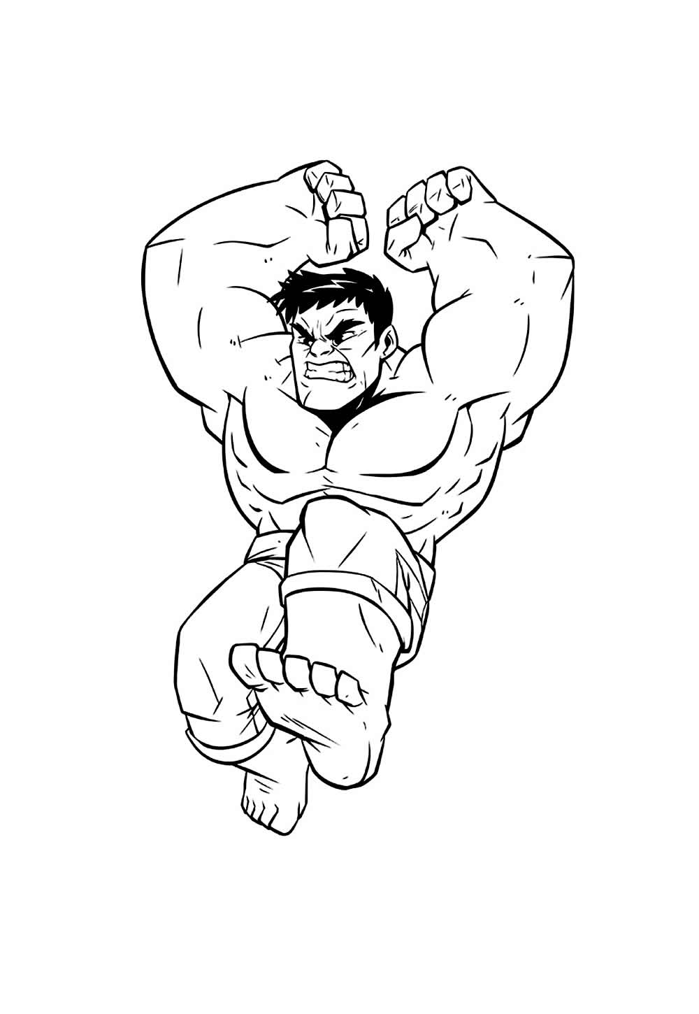 Desenho de Avengers para colorir