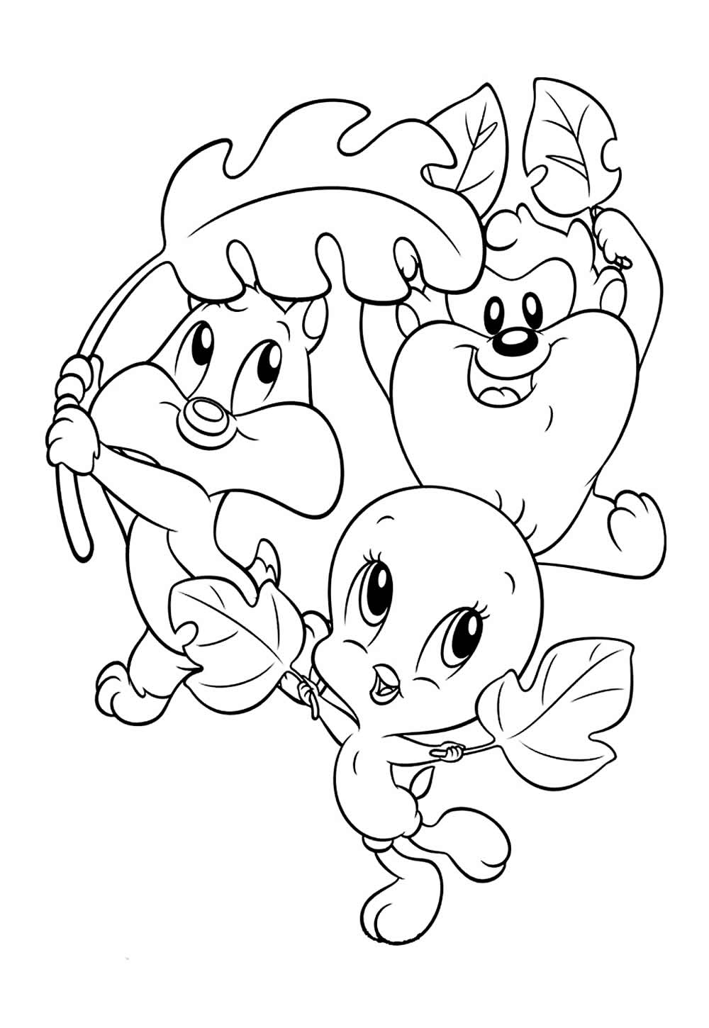 Desenho de Baby Looney Tunes para colorir