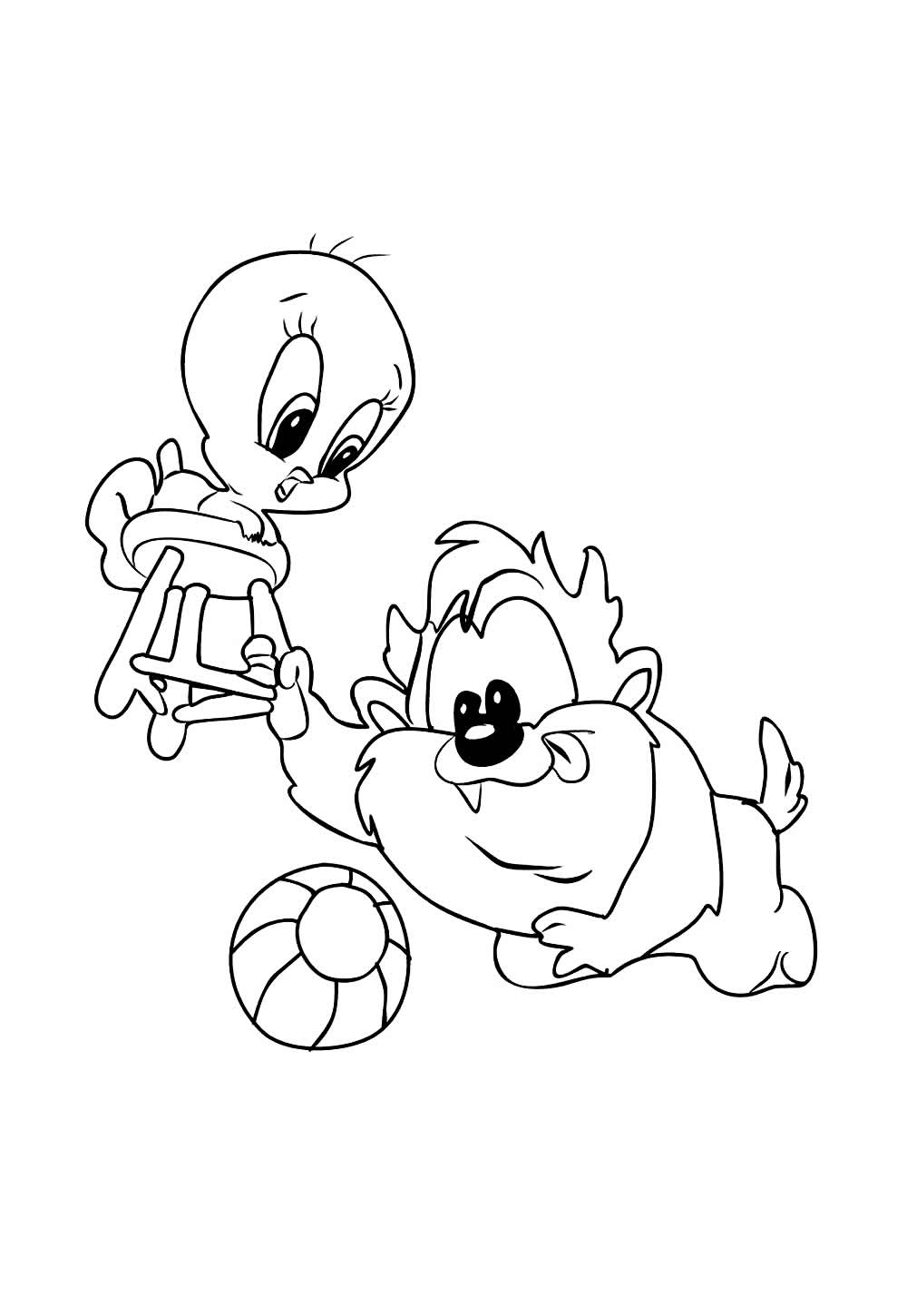 Desenho de Baby Looney Tunes para pintar
