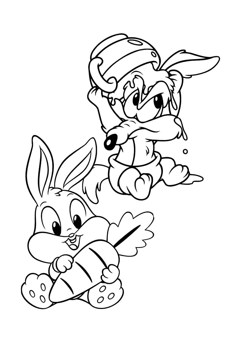 Baby Looney Tunes para pintar